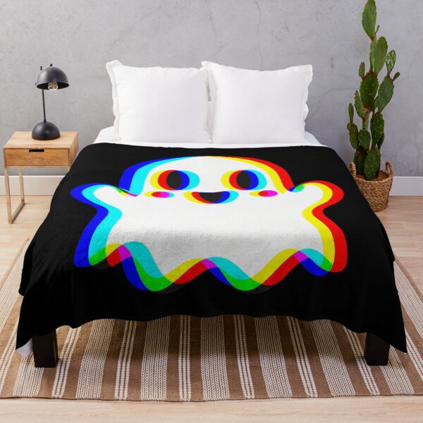 Item preview, Kawaii Trippy Ghost Halloween Rave EDM Music T-Shirt designed and sold by PhylonBoxx.