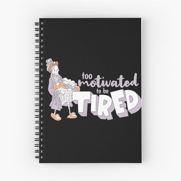 Item preview, Too Motivated to Be Tired Skeleton Laundry Humor designed and sold by Studio Bootleg.