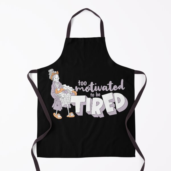 Item preview, Too Motivated to Be Tired Skeleton Laundry Humor designed and sold by Studio Bootleg.