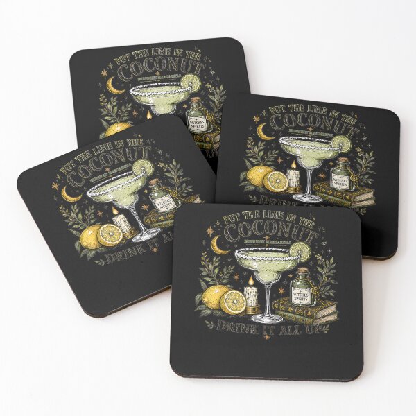 Item preview, Vintage Coconut Margaritas Retro Halloween Magic Practical designed and sold by ArtByimamS.