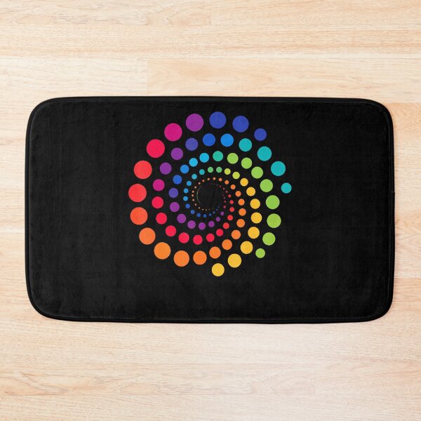 Item preview, Polka Dots Spiral Dot Designs Colorful Rainbow Dots Cute Art designed and sold by Krwasatoune.