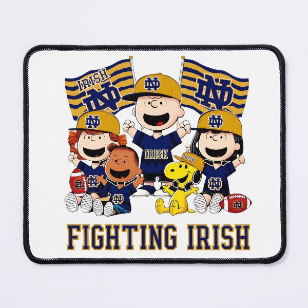 Item preview, Peanuts Gang Fighting Notre Dame Irish Spirit designed and sold by beegrden.