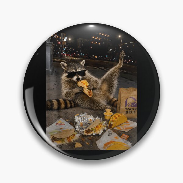 Item preview, Funny Raccoon Eating Taco Meme Men Women Kids designed and sold by Krwasatoune.