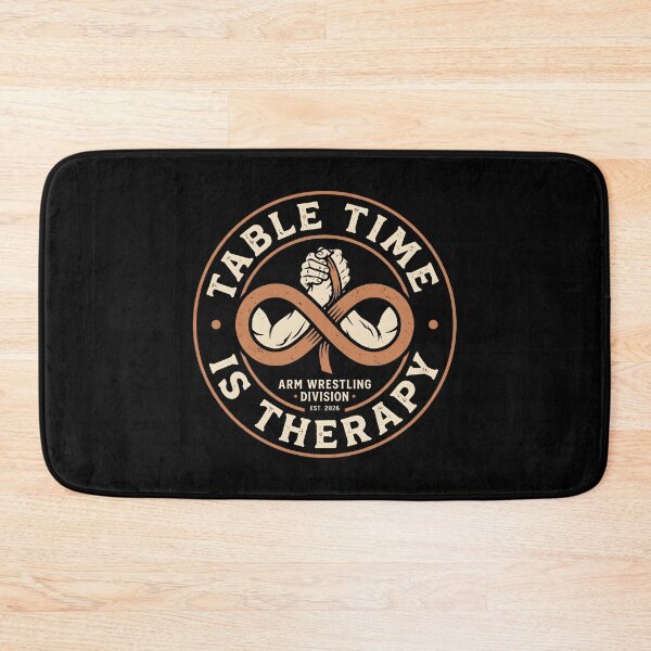 Item preview, Table Time Is Therapy Arm Wrestling Vintage Badge designed and sold by SplashTastic.
