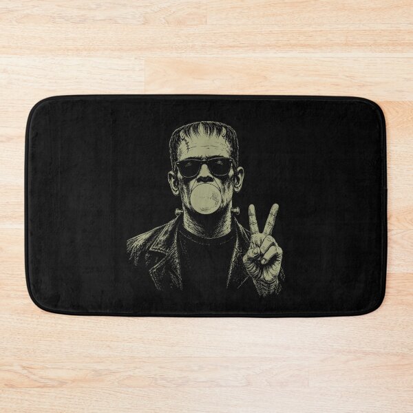 Item preview, Vintage 90s Frankenstein Blowing Bubblegum Heart Sunglasses designed and sold by leevekaArt.
