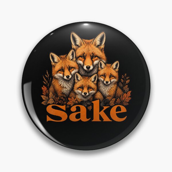 Item preview, Four Fox Sake Funny Pun Joke Sarcastic Humor designed and sold by Krwasatoune.