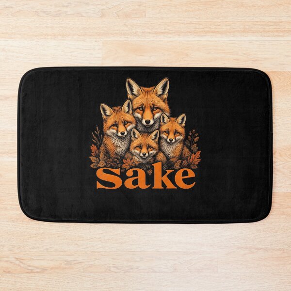 Item preview, Four Fox Sake Funny Pun Joke Sarcastic Humor designed and sold by Krwasatoune.