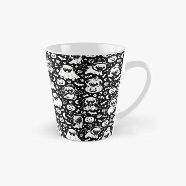 Item preview, Cute Halloween Pugs – Trick or Treat Pug Pattern designed and sold by Flower Magic .
