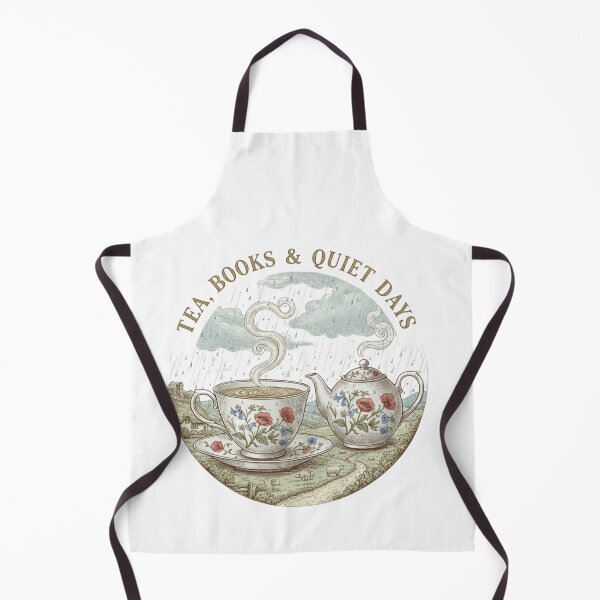 Item preview, Tea Books & Quiet Days Vintage British Cottage Design designed and sold by JL Studio - Cozy Arts.