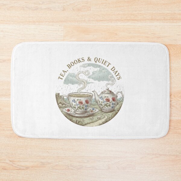 Item preview, Tea Books & Quiet Days Vintage British Cottage Design designed and sold by JL Studio - Cozy Arts.