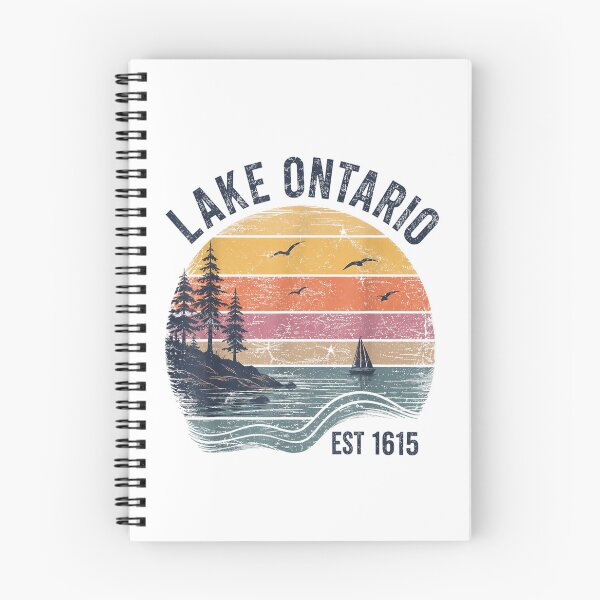 Item preview, Retro Sunset Great Lakes Lake Ontario designed and sold by Gargamal.