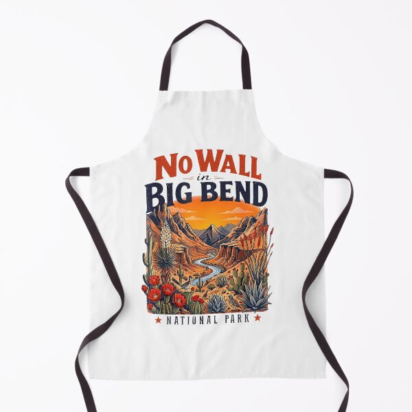 Item preview, No Wall In Big Bend National Park designed and sold by Eat-Apples.