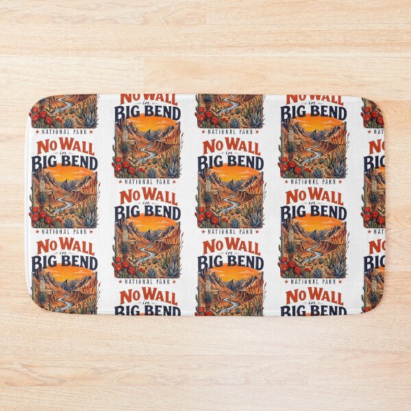 Item preview, No Wall In Big Bend National Park  designed and sold by Eat-Apples.