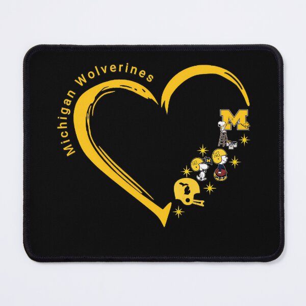 Item preview, Michigan Wolverines Heart Peanuts  designed and sold by sassyhumor.