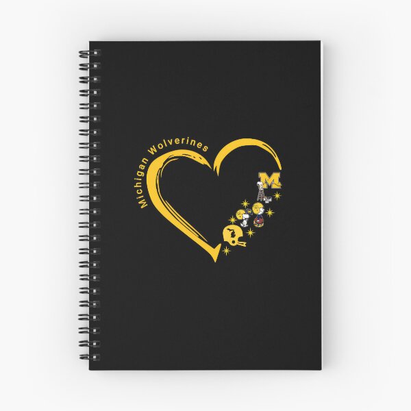 Item preview, Michigan Wolverines Heart Peanuts  designed and sold by sassyhumor.