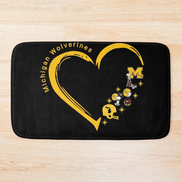 Item preview, Michigan Wolverines Heart Peanuts  designed and sold by sassyhumor.