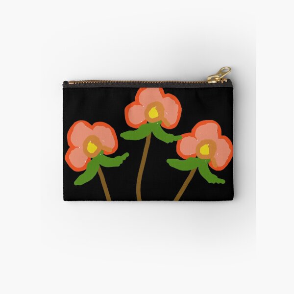 Item preview, Modern Triple Flower Rosette - Set of Three Floral Stems designed and sold by BalkanBloomArt.
