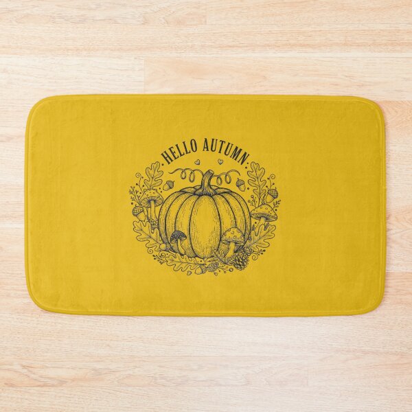 Item preview, New Hello Autumn Vintage Pumpkin Cottagecore Fall Design designed and sold by JL Studio - Cozy Arts.