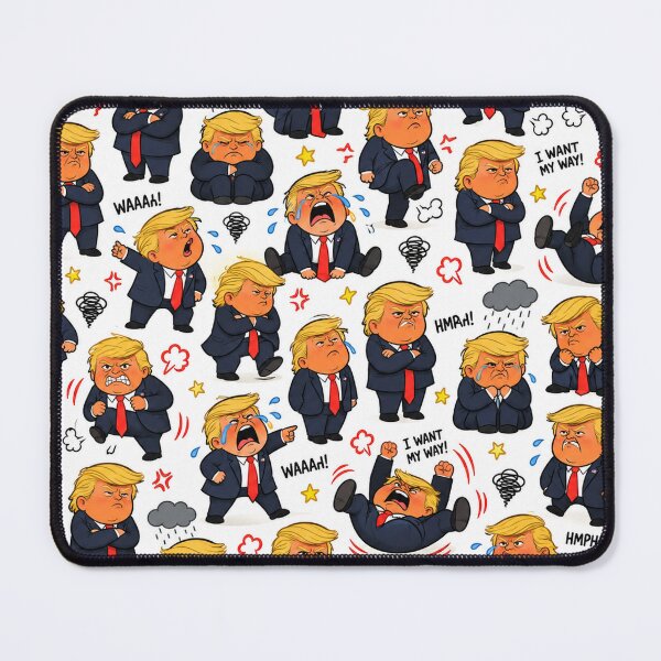 Item preview, Orange Tantrum Man Pattern – Angry & Crying Cartoon designed and sold by Flower Magic .