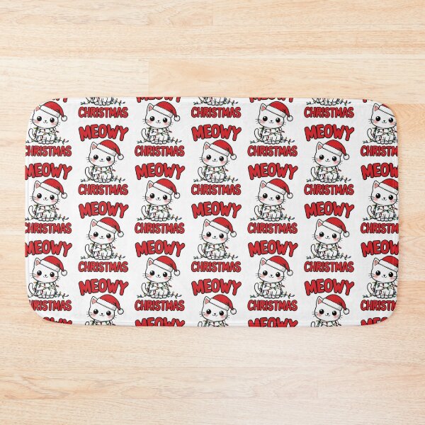 Item preview, Meowy Christmas designed and sold by Oh Hey! Studios.