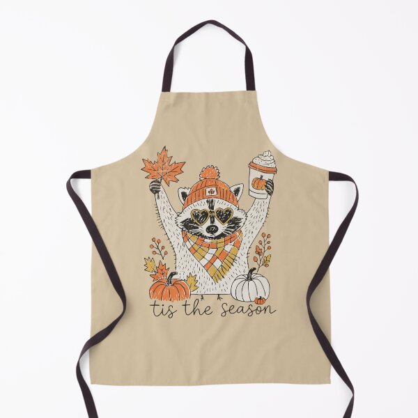 Item preview, Cozy Fall Raccoon Pumpkin Coffee Chaos designed and sold by Studio Bootleg.