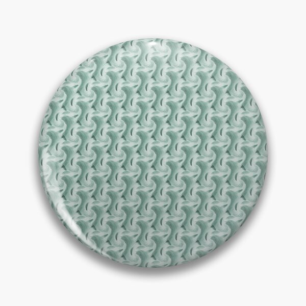 Item preview, Retro Twisted Vine Abstract Pattern in Light Teal designed and sold by Artistestella.