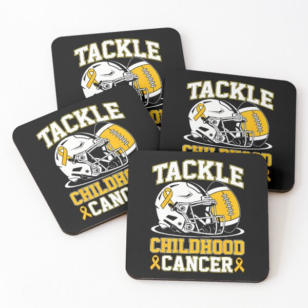 Item preview, Childhood Cancer Awareness Tackle Childhood Cancer Football designed and sold by Eat-Apples.