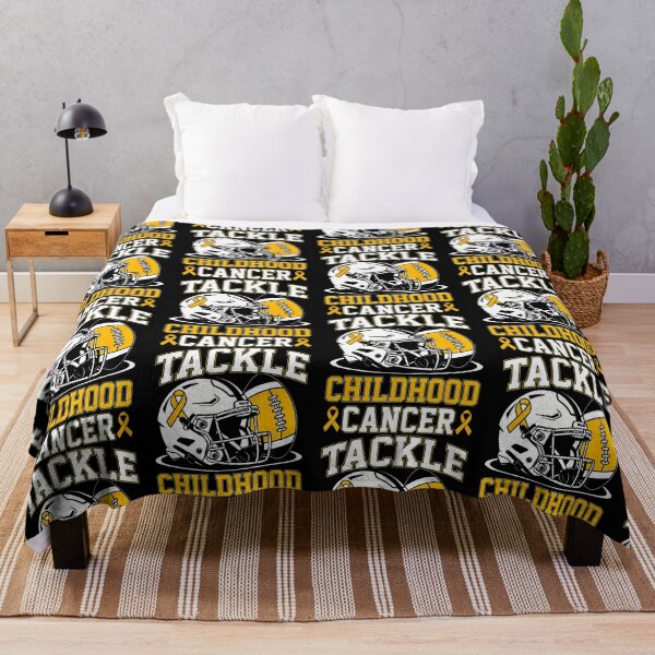 Item preview, Childhood Cancer Awareness Tackle Childhood Cancer Football designed and sold by Eat-Apples.