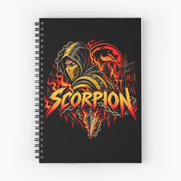 Item preview, Scorpion Mortal Kombat Fire Ninja Get Over Here designed and sold by Pandaburba.