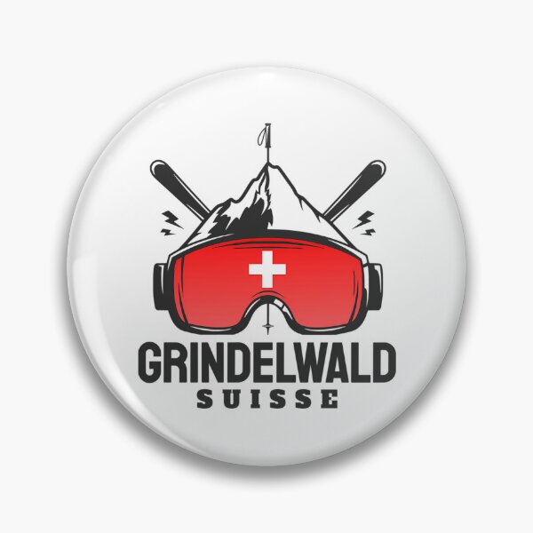 Item preview, Grindelwald Switzerland Ski Resort Skiing Souvenir designed and sold by RealArtIsBetteg.