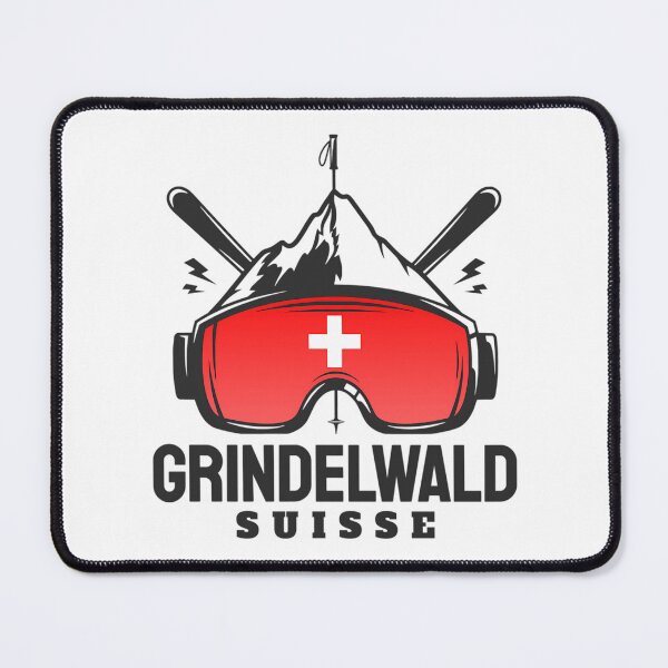 Item preview, Grindelwald Switzerland Ski Resort Skiing Souvenir designed and sold by RealArtIsBetteg.
