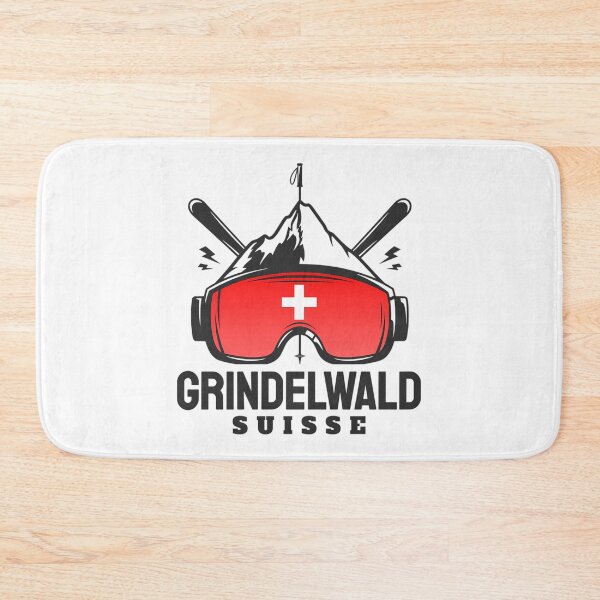 Item preview, Grindelwald Switzerland Ski Resort Skiing Souvenir designed and sold by RealArtIsBetteg.