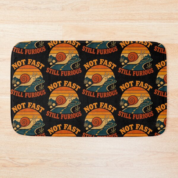 Item preview, Not Fast Still Furious Snail Retro Slow Animal Humor designed and sold by Eat-Apples.