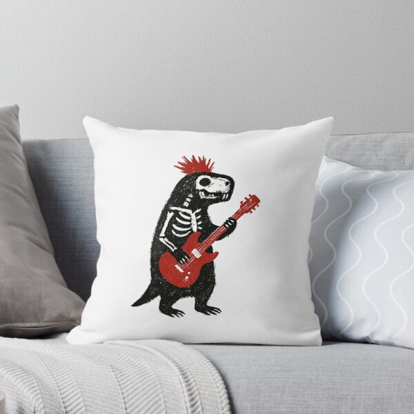 Item preview, Punk Rock Dinosaur Guitarist designed and sold by HBDStudio.