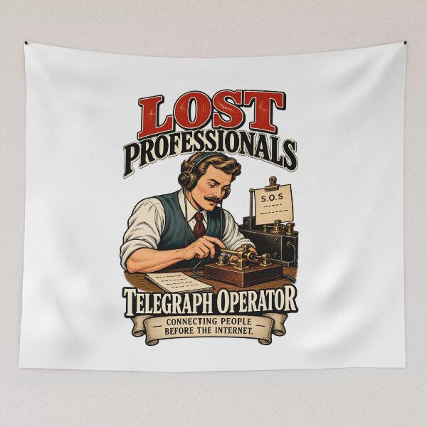 Item preview, The Telegraph Operator designed and sold by TOMSZE.