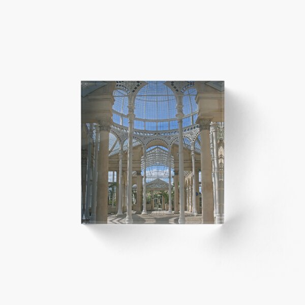 Inside the Great Conservatory, Syon Park Acrylic Block