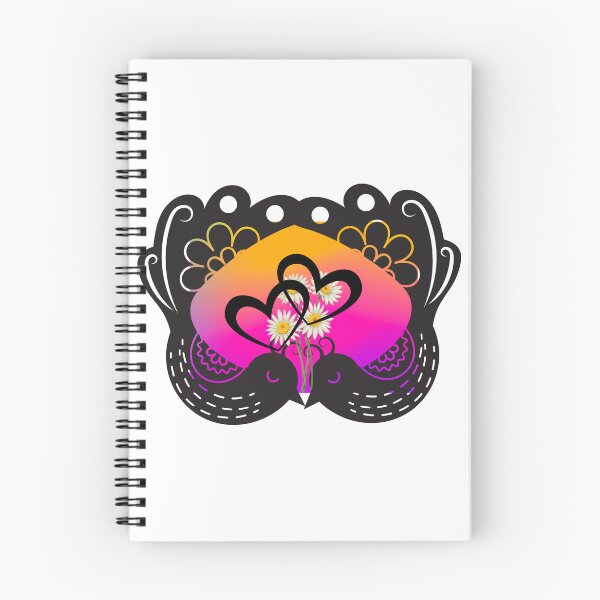 Item preview, Romantic Love Birds with Daisy Flowers and Hearts ArtCute Spooky Jack-o-Lantern Halloween Candle Art designed and sold by Palette _Vibes.