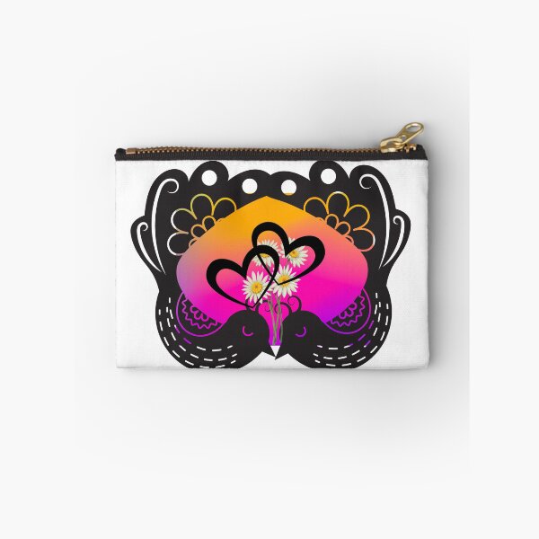 Item preview, Romantic Love Birds with Daisy Flowers and Hearts ArtCute Spooky Jack-o-Lantern Halloween Candle Art designed and sold by Palette _Vibes.