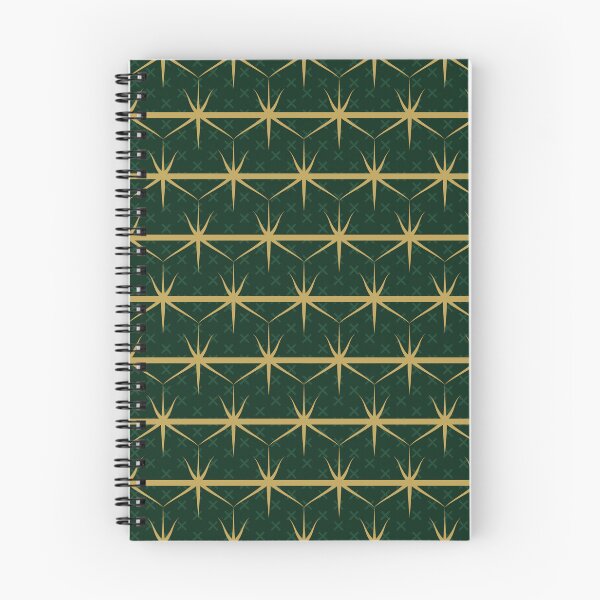Item preview, Starry Medieval Fence Print - Jade Green and Gold designed and sold by Daniel Bevis Design.