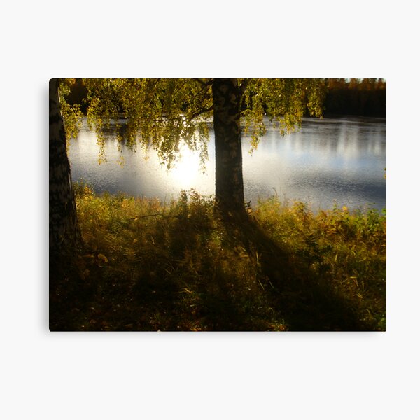Autumn Riverside Canvas Print