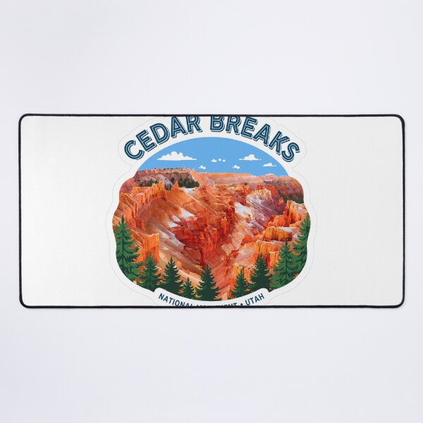 Item preview, cedar break national monument Utah travel sticker designed and sold by Dodecahedronpix.