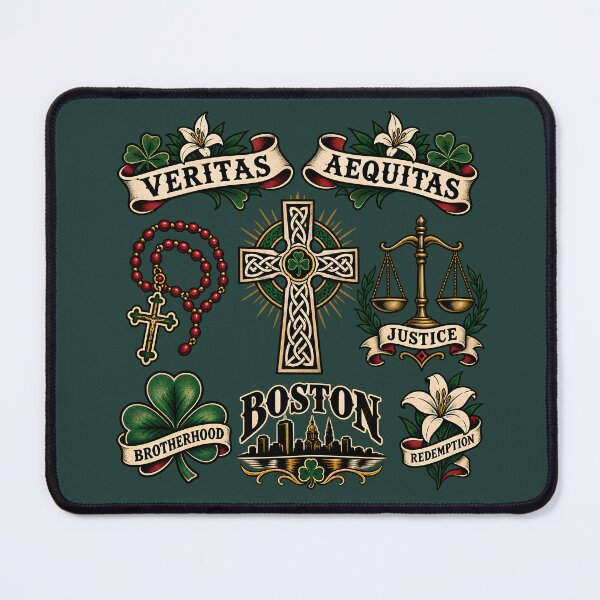 Item preview, Veritas Aequitas Tattoo Flash designed and sold by NF Designs Studio DTF.