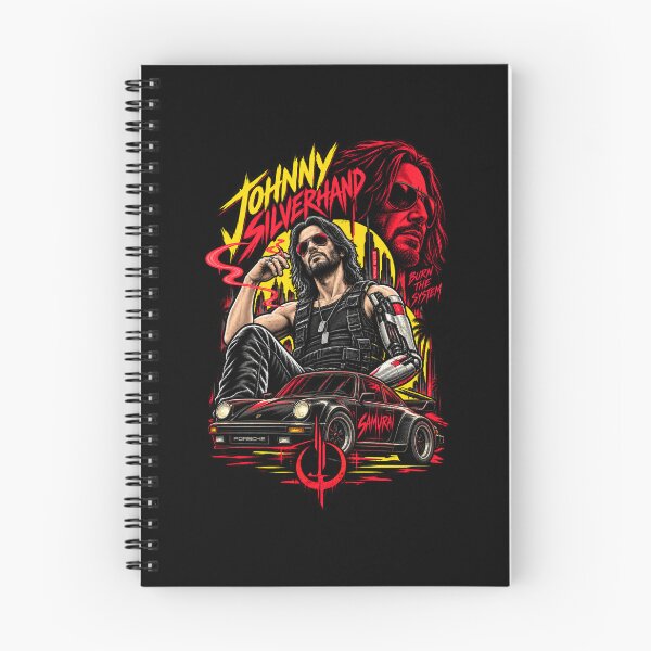 Item preview, Johnny Silverhand Cyberpunk 2077 Night City Samurai designed and sold by Pandaburba.
