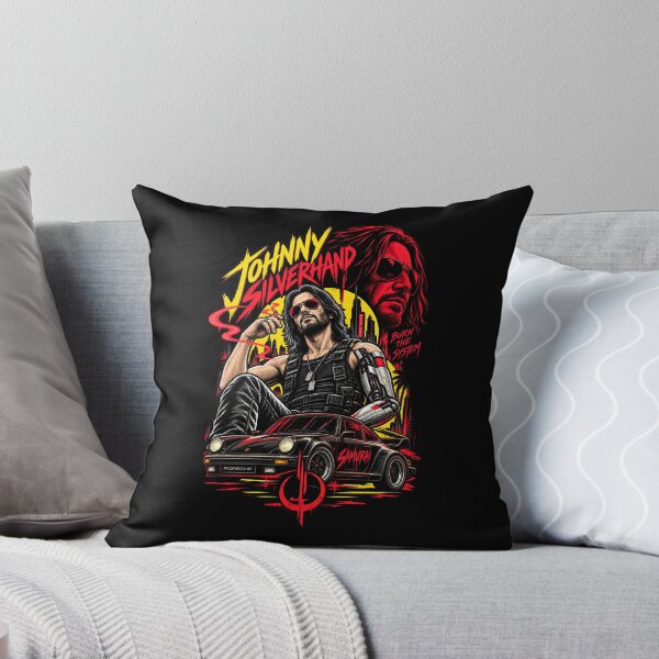 Item preview, Johnny Silverhand Cyberpunk 2077 Night City Samurai designed and sold by Pandaburba.