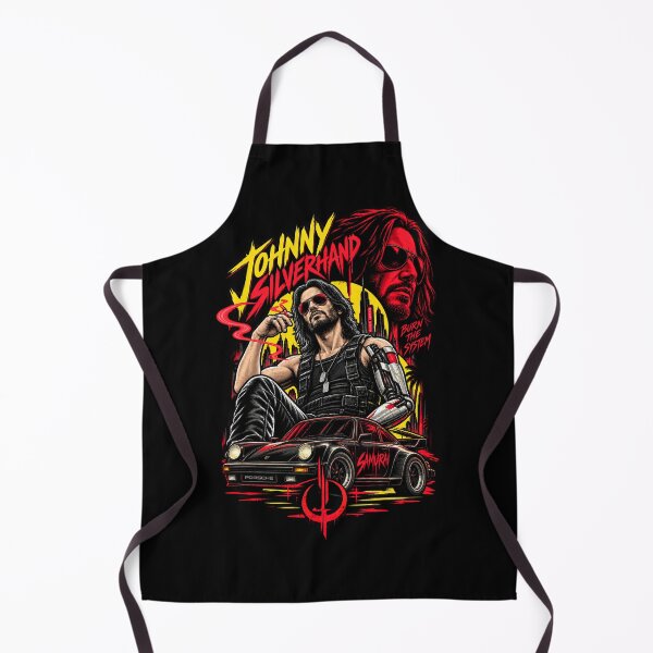 Item preview, Johnny Silverhand Cyberpunk 2077 Night City Samurai designed and sold by Pandaburba.
