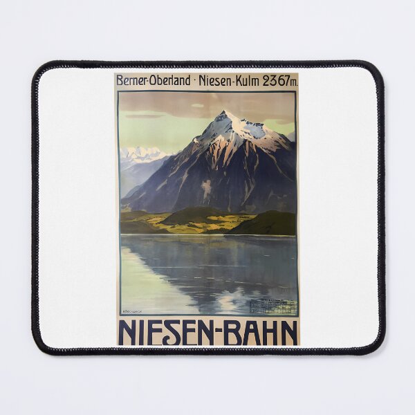Item preview, Niesen-Bahn Vintage Travel Poster designed and sold by RealArtIsBetteg.