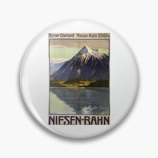Item preview, Niesen-Bahn Vintage Travel Poster designed and sold by RealArtIsBetteg.