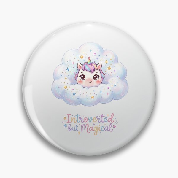 Item preview, Introverted But Magical designed and sold by naragon4289.