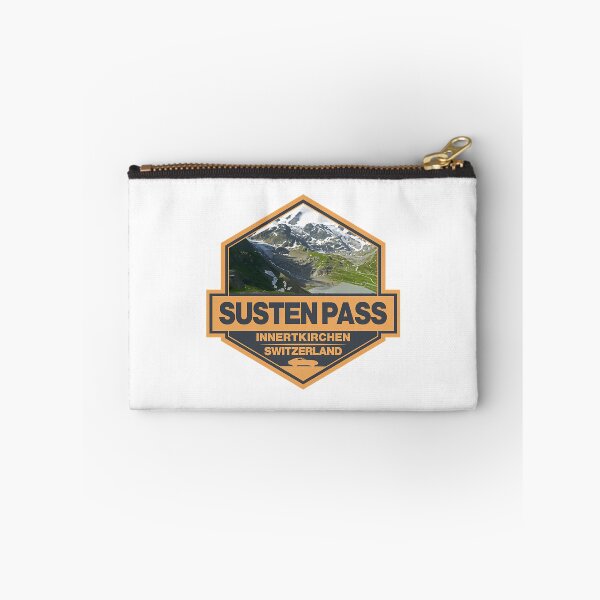 Item preview, Susten Pass Switzerland Travel Art Badge designed and sold by RealArtIsBetteg.