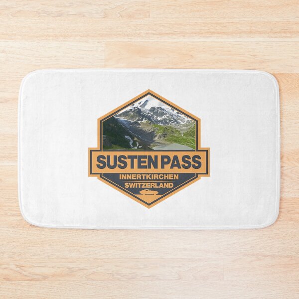 Item preview, Susten Pass Switzerland Travel Art Badge designed and sold by RealArtIsBetteg.